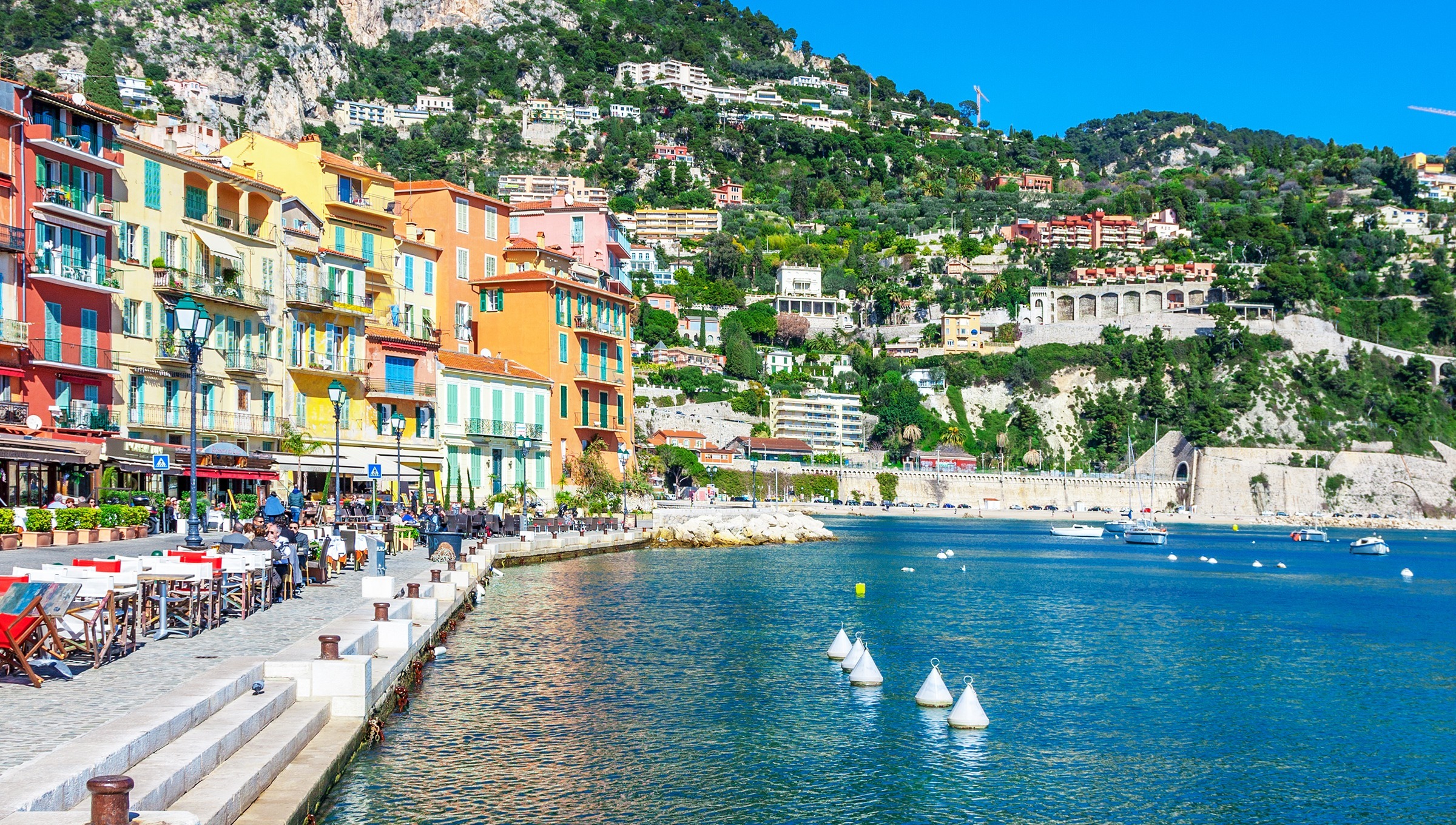 Promenade des Anglais street in Nice, France