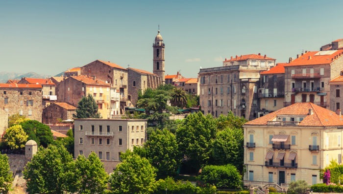 Sartène town in Corsica France