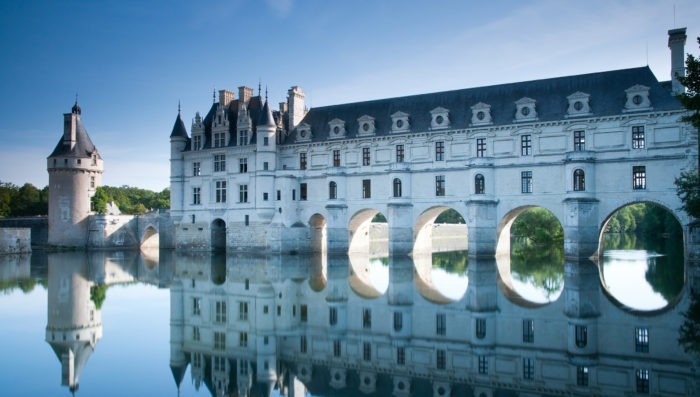 Chenonceau castle in France