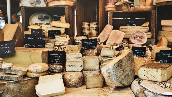 fromagerie, cheeseshop in franc