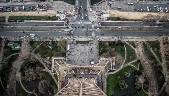 top of the eiffel tower