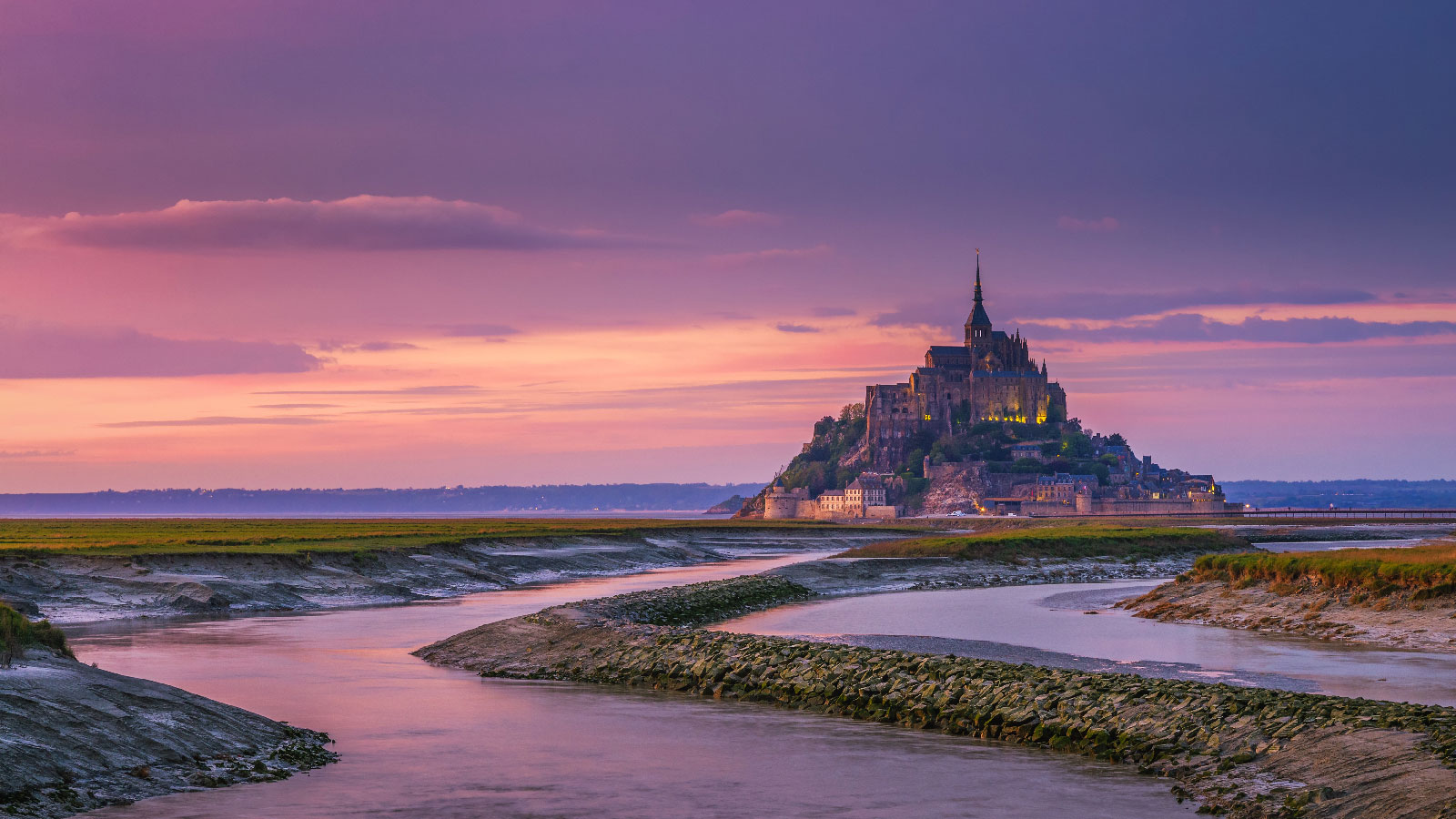 mont saint michel in normandy