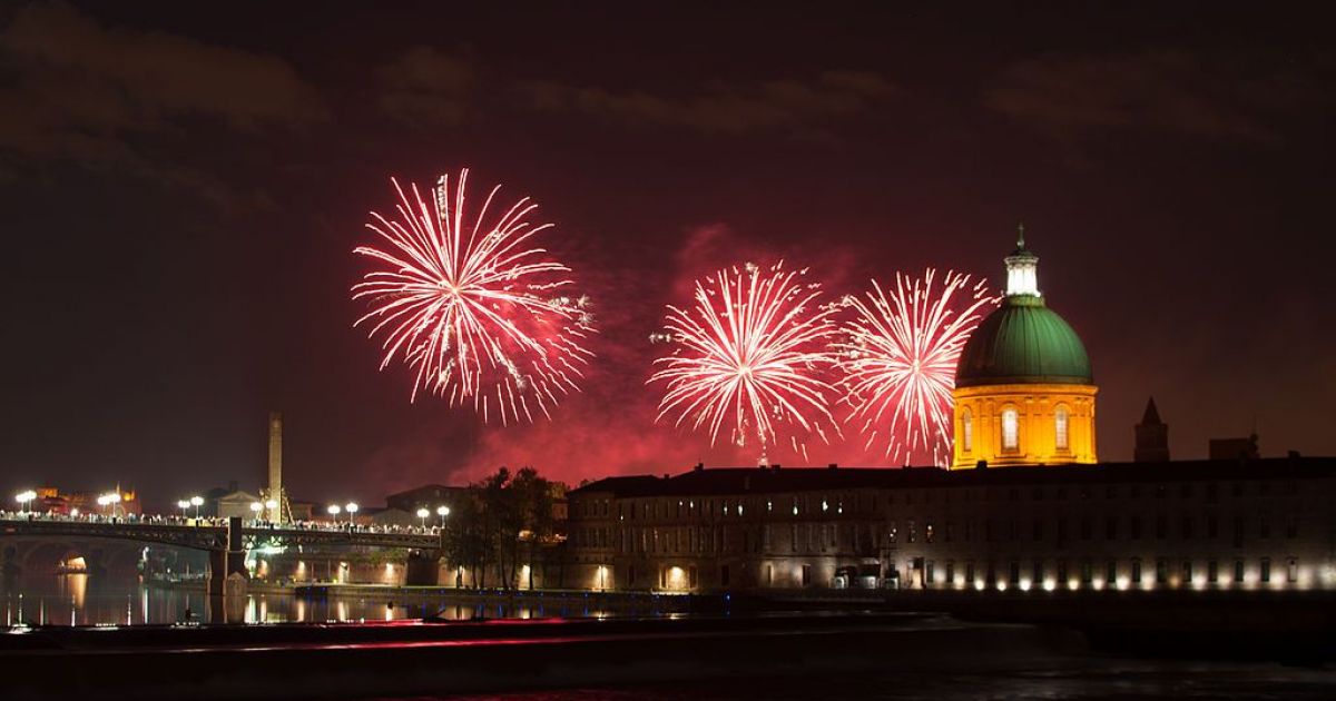 celebrating la fête nationale in france toulouse