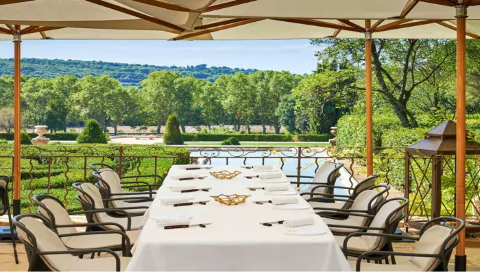 Restaurant le Art at chateau de la Gaude 