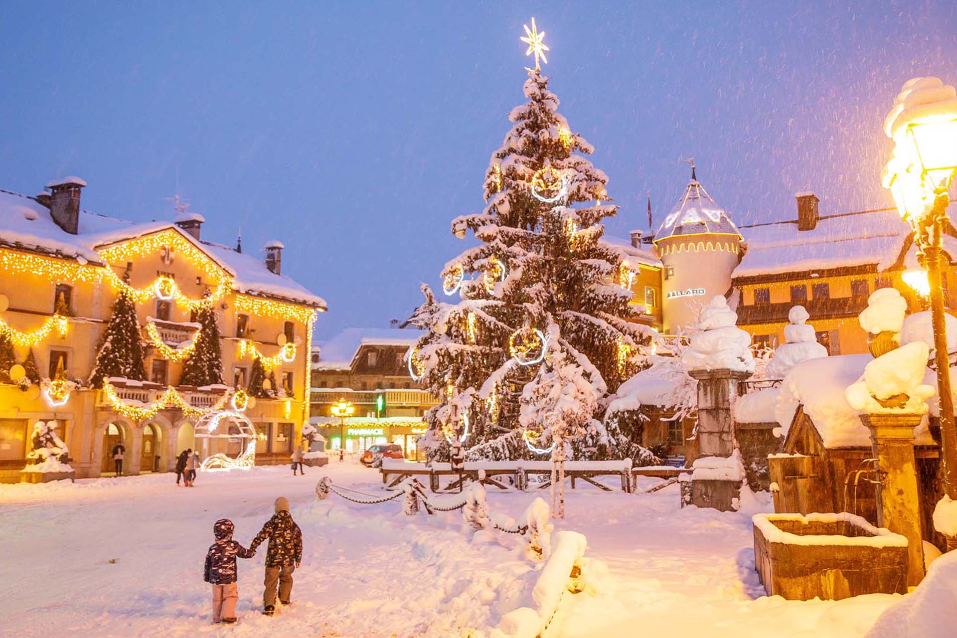 christmas in france megeve